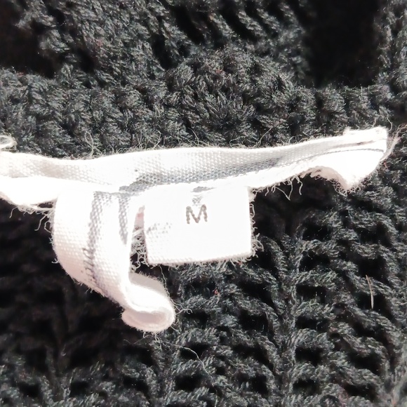 BCBGeneration Black Long Sleeve Crochet Dress - Picture 6 of 6